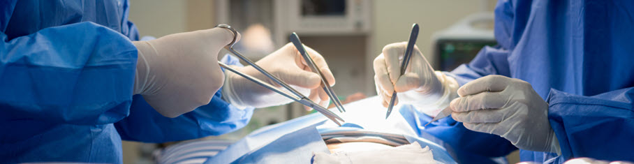 doctor and an assistant in the operating room