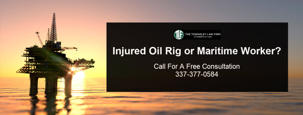 image of oil rig - Injured Oil Rig of Maritime Worker? Call For a Free consultation 337-377-0584