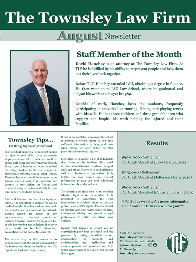 August 2026 Newsletter